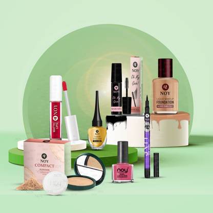 NOY Makeup Combo Kit Wedding Makeup Kit Box Foundation Eyeliner and More - 256