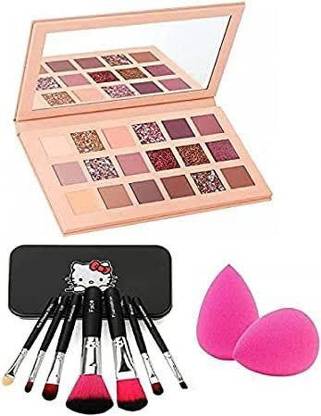 APPARA Professional Nude Eyeshadow Palette 18 Shades With Makeup Brush & BEAUTY BLENDER