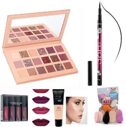 senarius MAKEUP COMBO OF 18 COLOURS EYESHADOW AND MAKEUP KIT