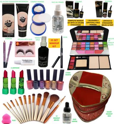 INWISH 35 set all in one makeup set with heart shape makeup kit