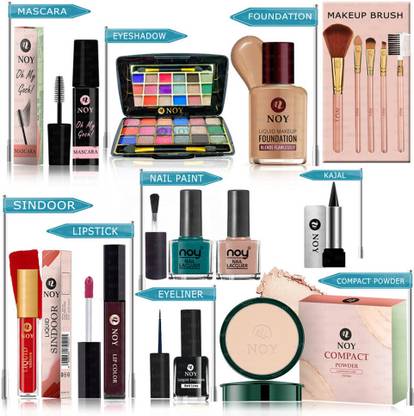 NOY Makeup kit combo 15 pcs waterproof for daily wear Cruelty Free #YN337