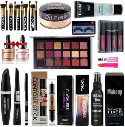 toroka Makeup Kit Sets One-stop Beauty Package for Beginners and Professionals Kit 13G