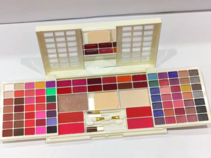 OCEAN BEAUTY Multi Color Makeup Kit 555 Shadow 54 Versatile Shades Shimmer Eyeshadow Palette