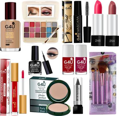 G4U All Women's & Girls essentials in one makeup kit set (Pack of 16)16N23A173