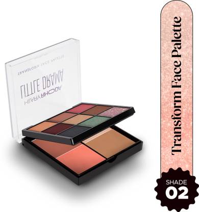 Hilary Rhoda Transform Face Palette | Highly Pigmented | Matte & Shimmer |18g (Little Drama)