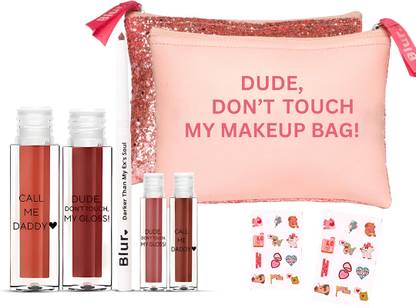 Blur India All in One Makeup Kit for Women | 8 Cutest Products at 999- Deep Brown