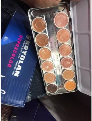 KRYOLAN SupraColor Foundation Palette 12 Color ( Delhi 1 ) FoundationFoundation Concealer