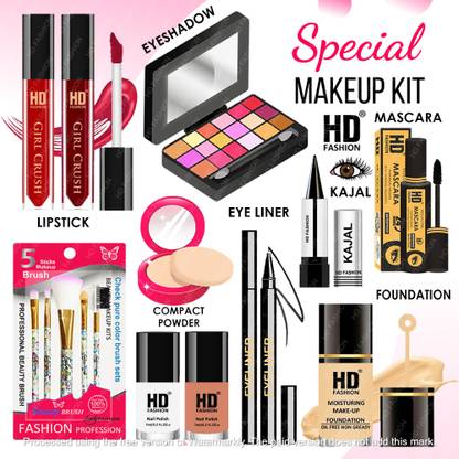HD Fashion Radiant & Flawless Beauty Makeup Kit Sets for Professionals & Beginners HD-18