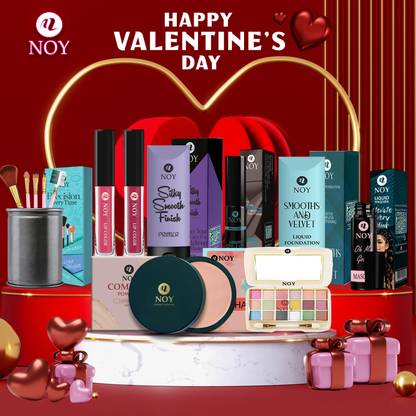 NOY The Ultimate Valentine Day Gift Full Makeup Kit Set For Her Face Matte Primer