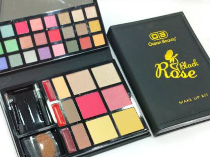 OCEAN BEAUTY Black Rose Multi Color Eyeshadow Palette and Shadow 01 Versatile Makeup Kit