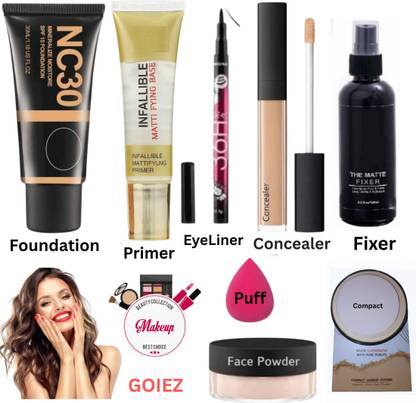 GOIEZ Everyday Touch-up Kit – 8 In 1 – Refresh Your Look In Minutes.