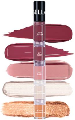 Bellavita High Five 5-in-1 Face Glam | Instant Makeup Stack| Smudge-Proof | Long-Lasting