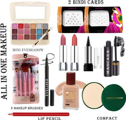 G4U 16Pcs Pack Classics Cute & Bold Makeup Kit Set For Girls/Women 26j2022A24