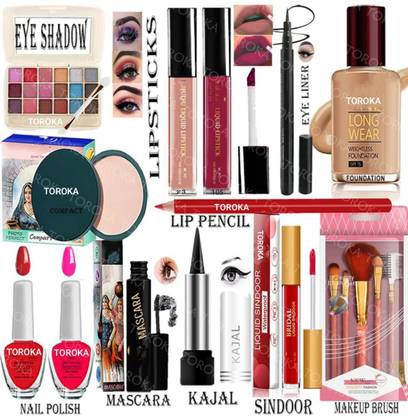 toroka Classics Cute & Bold Makeup Kit Set For Girls/Women PACK 13T