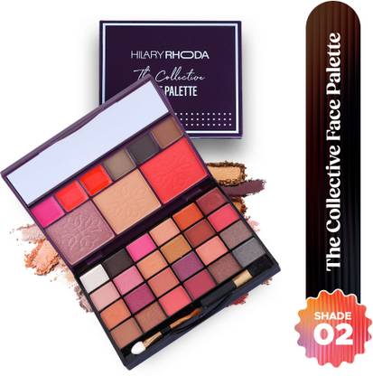 Hilary Rhoda The Collective Face Palette | Highly Pigmented & No Fallout - 55g (Multi-2)