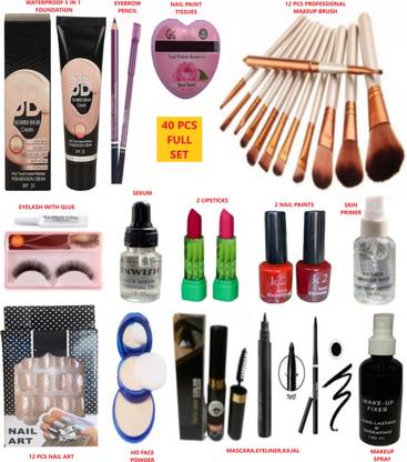 INWISH all in one makeup combo set of 40 cosmetics items