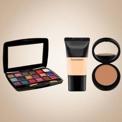 lately 18 color eyeshadow with compact foundation