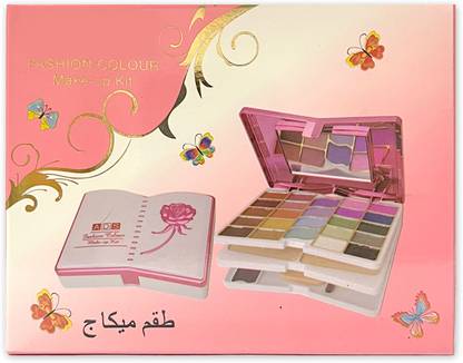 Enkanto 24 Color Eyeshadow, 5 Lip gloss, 3 Blusher with 2 Compact Powder Makeup Kit 45g