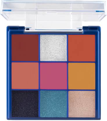 MARS 9 Shade Ultra Pigmented Eyeshadow With Highlighter and Blusher Makeup Palette