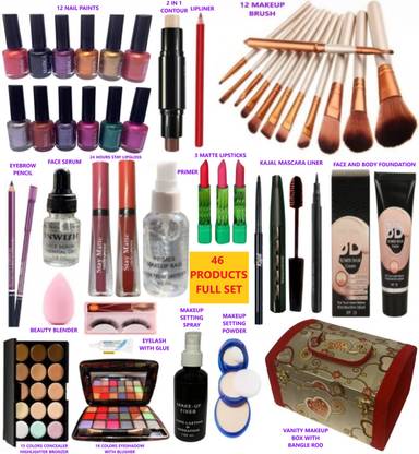 INWISH best makeup kit with all cosmetics products for Professional makeup