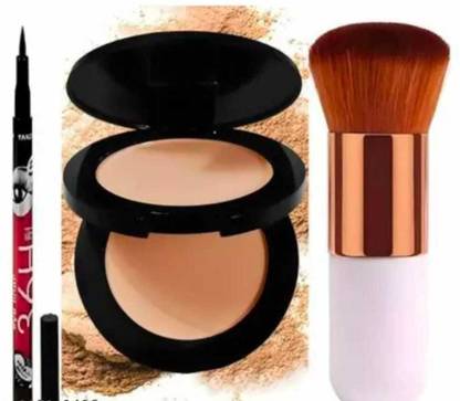 Ycam makeup Compact,Capsule Brush With 36h Waterproof Gel Eyeliner