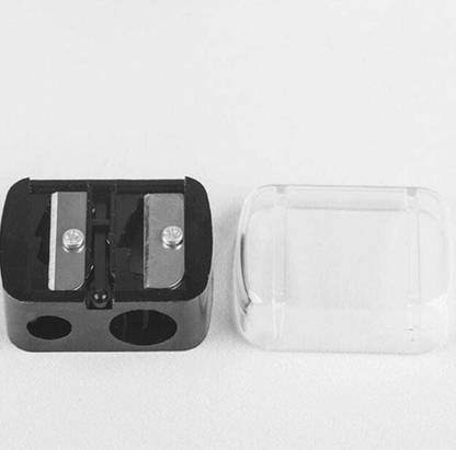 Trendy Dual Barrel Makeup Pencil Sharpener