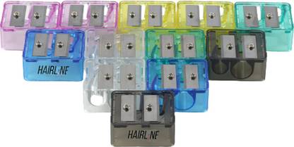 Hair line Dual Barrel Makeup Pencil Sharpener