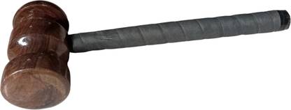 DULTER Cricket Bat Knocking Mallet – One-Sided Wooden Hammer Wooden Bat Mallet