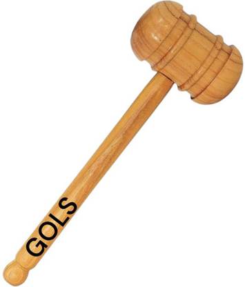 GOLS Bat Wooden Mallet for Knocking to Improve Bat | Hammer Mallet Double Sided Wooden Bat Mallet