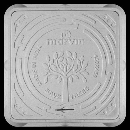 Marvin (FRP) 2.5 Tons Capacity Manhole Cover | Chamber Cover (18 X 18” Inch) Mandolin String