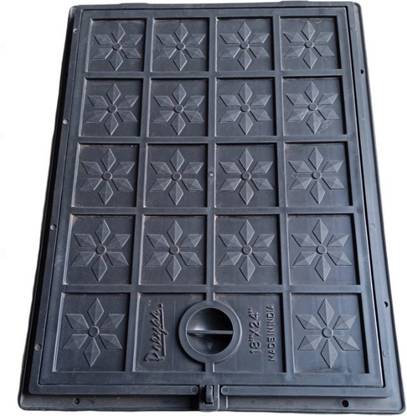 Urja Enterprise PVC Manhole Cover(18" x 24")/Floor Drain Cover/Drainage Cover/Chamber Cover Mandolin String