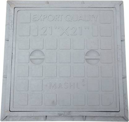 SMIndustries MASHU LDP Manhole Cover Floor Drain Cover | Chamber Cover (21x21) Inc Mandolin String
