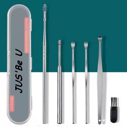 Jus’Be U Ear Cleaning Tools kit Ear Wax Cleaner Earwax Remover Stick Set