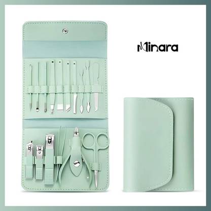 MINARA 16 In 1 Manicure, Pedicure and Grooming Kit