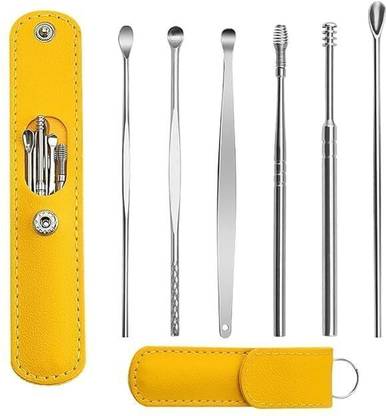 asija makeovers 6 Pcs Set Ear Curettage Earwax Removal Ear Wax Cleaner Swab Spiral Ear Pick
