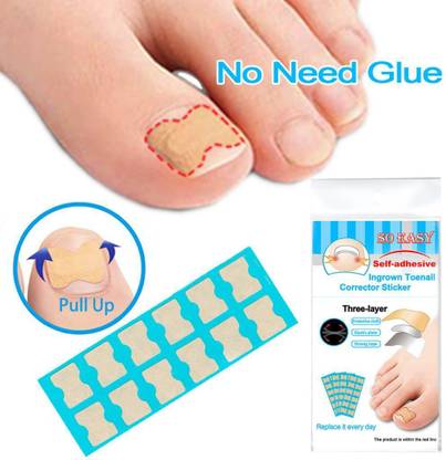 BNF 1 Set Ingrown Toenail Corrector Stickers Toe Nail Treatment Patch 36 Sheets