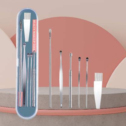 BZILO Stainless Steel Ear Wax Remover Tool Kit And a Storage Box Ear Wax Removal K_21