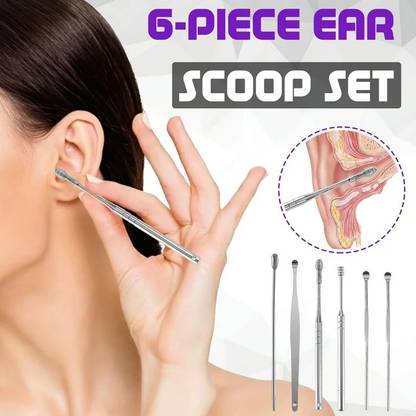 MYEONG Ear Curettage Earwax Removal Ear Wax Cleaner Swab Spiral Ear Pick