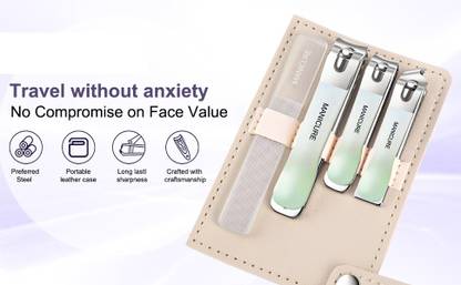 Kezona Nail Clipper Set, Sharp Stainless Steel Nail Clippers For Thick Toenail