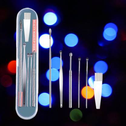 BZILO Stainless Steel Ear Wax Remover Tool Kit And a Storage Box Ear Wax Removal K_2