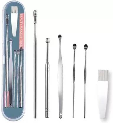 Mify Ear Wax Remover Tool with Cleaning Brush and Storage Box 6 Pcs