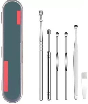 Jiwoo Ear Curettage Earwax Removal Ear Wax Cleaner Swab Spiral Ear Pick