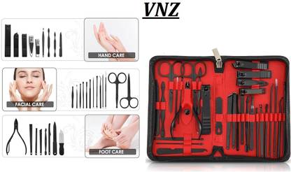 vnz Professional Nail tool | Manicure Set | Professional Nail Kit with Leather Case