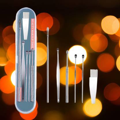 BZILO Stainless Steel Ear Wax Remover Tool Kit And a Storage Box Ear Wax Removal K_28