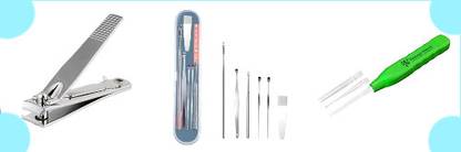 BZILO COMBO EARTOOL WAX CLEANER AND EARPICK AND NAIL CUTTER L_145