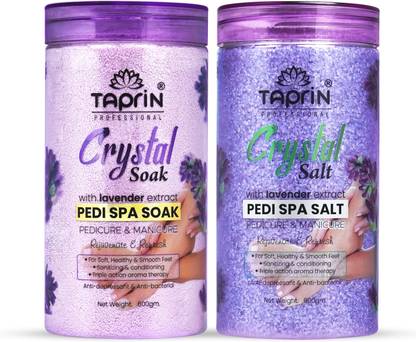 taprin Pedi spa Soak & Meni spa salt with Lavender extract (600+900)g