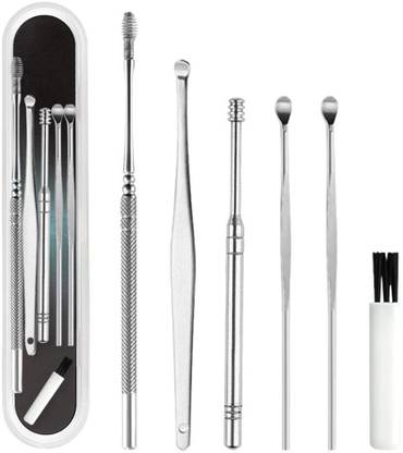SCABIOSA Ear Wax Cleaner Resuable Ear Cleaner Tool Set With Storage Box