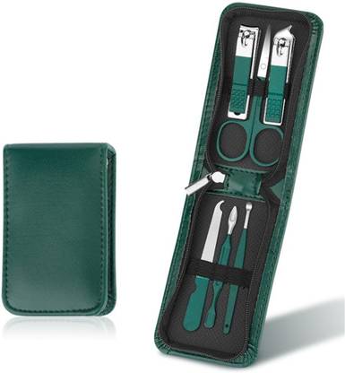 ZIRAK 6 Pcs Manicure Set Nail Clippers, Stainless Steel Nail Scissors Grooming Kit