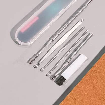 Lenon Earwax Removal Ear Wax Cleaner Swab Spiral Ear Pick (Set of 6 Pieces)