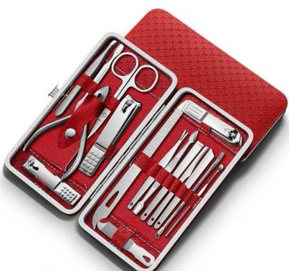 FACELIFT COSMETIC RED COLOR 16 IN 1 NAIL CUTTER KIT SET